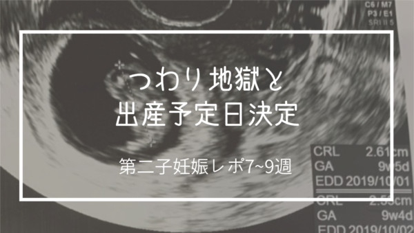 【第二子妊娠7~9週】つわりピーク!一番つらかったのは「上の子をかわいいと思えない」ことでした